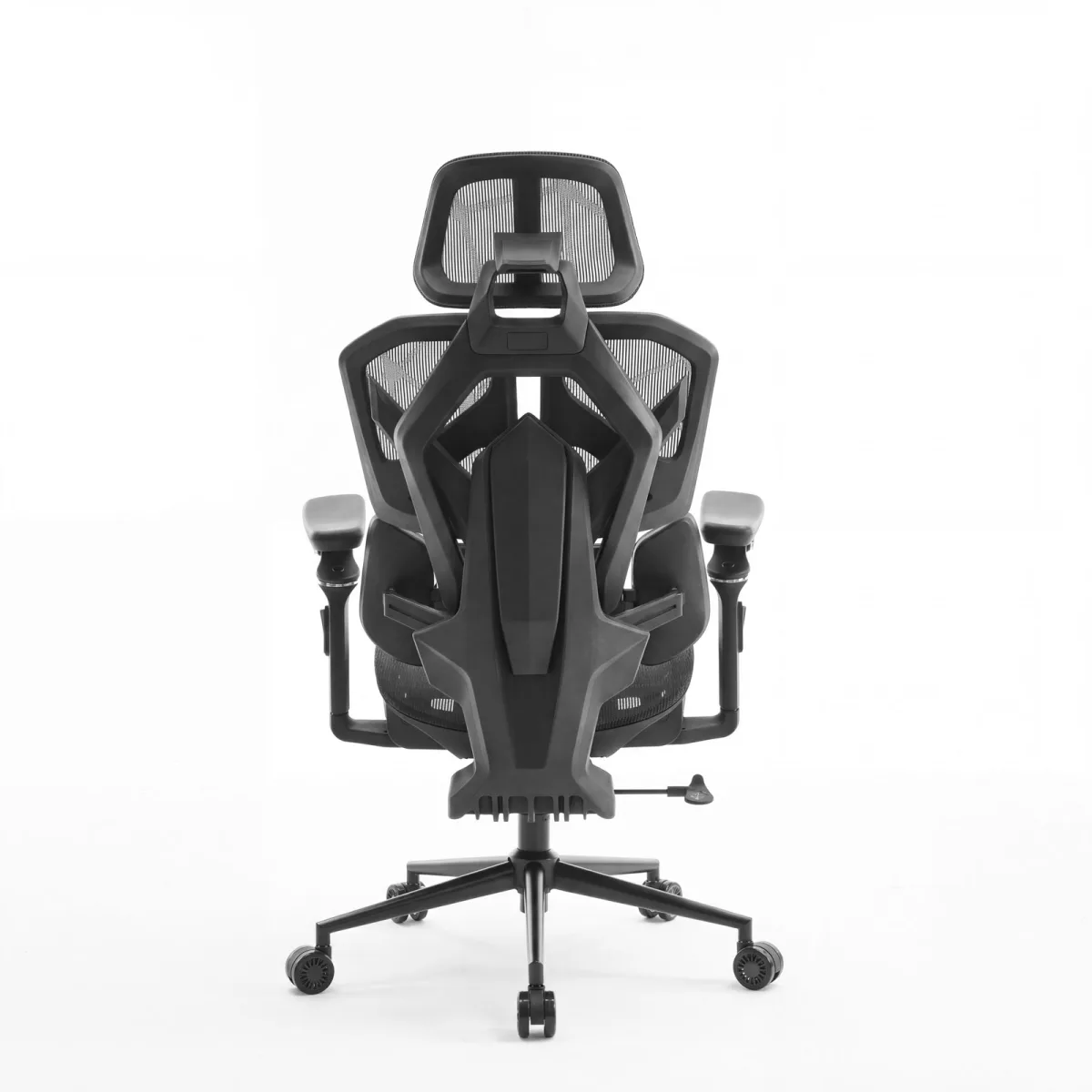 Scaun birou ergonomic TitanMesh Pro, spatar mesh, cotiere 5D, perne laterale, negru, 110 kg - imagine 2