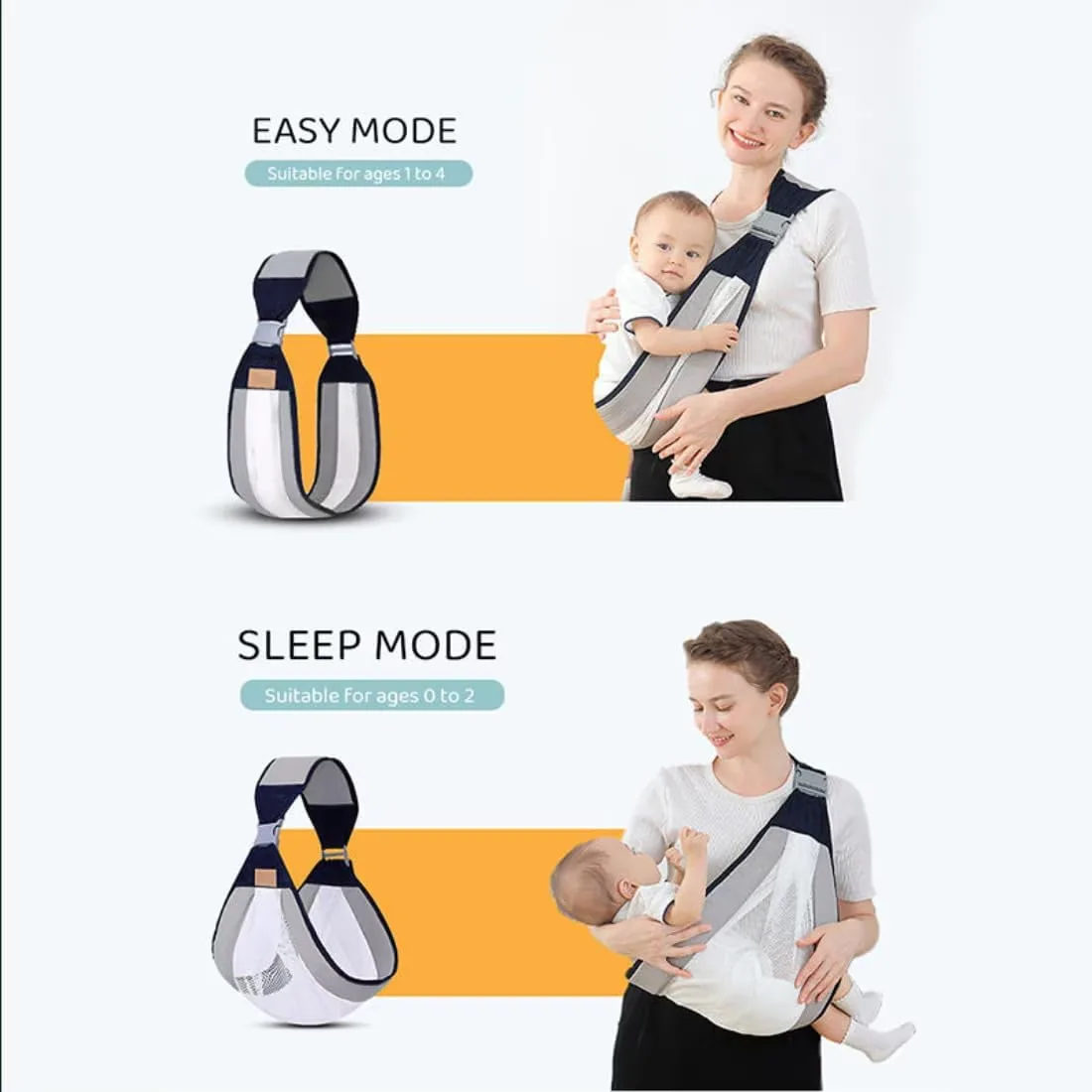 Marsupiu pentru bebelusi MACVI, ergonomic, bumbac si plasa respirabila, culoare verde, greutate max. 15 kg, dimensiune universala - imagine 4