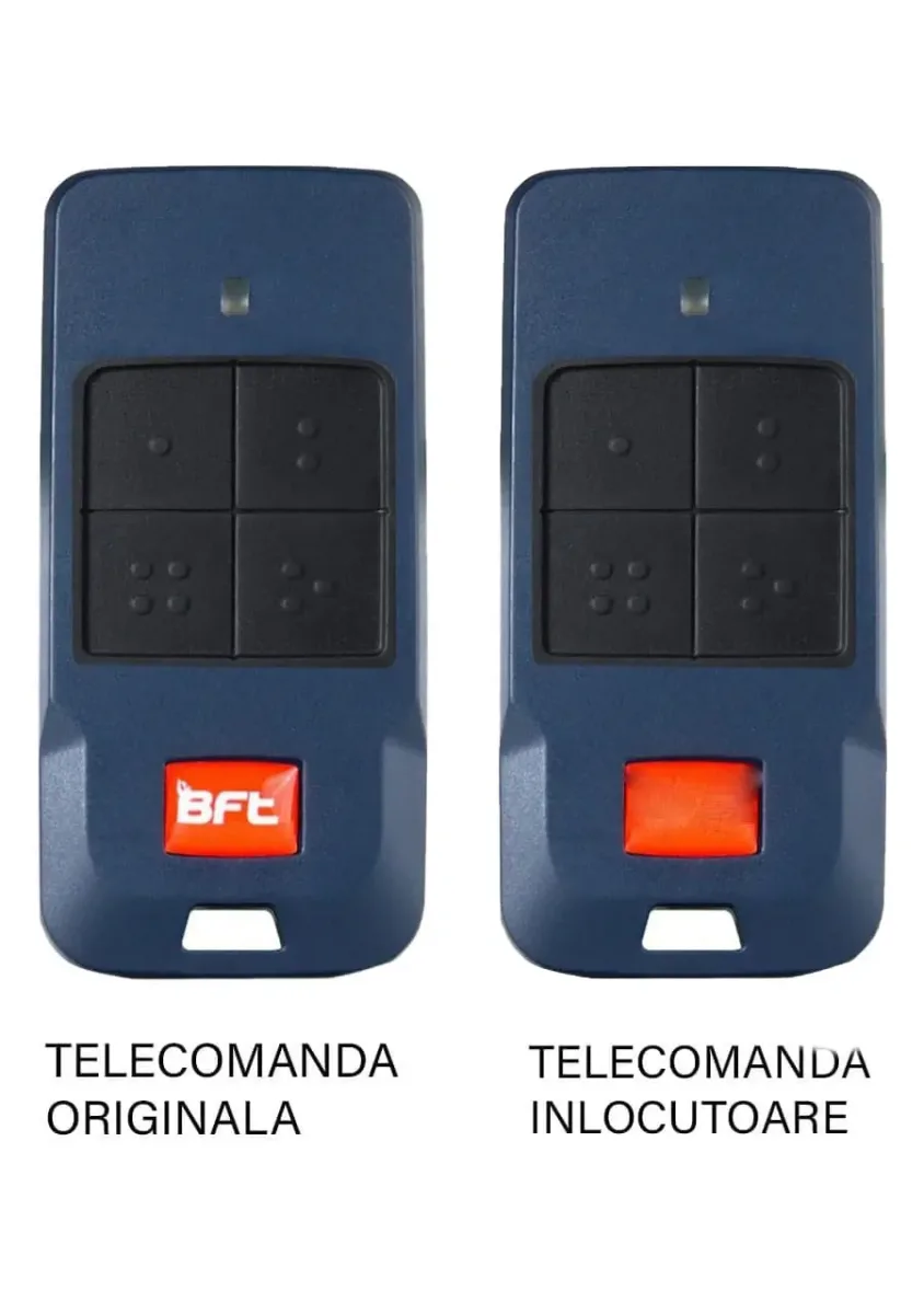 Telecomanda inlocuitoare poarta garajButoane cod saritor 433.92Mhz BFT Mitto Cool 4C (803-1)