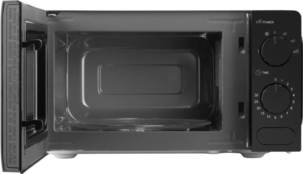 Cuptor cu microunde ECG MTM 1774 BE, 17 litri, 700W, 6 niveluri de putere, timer, negru - imagine 5