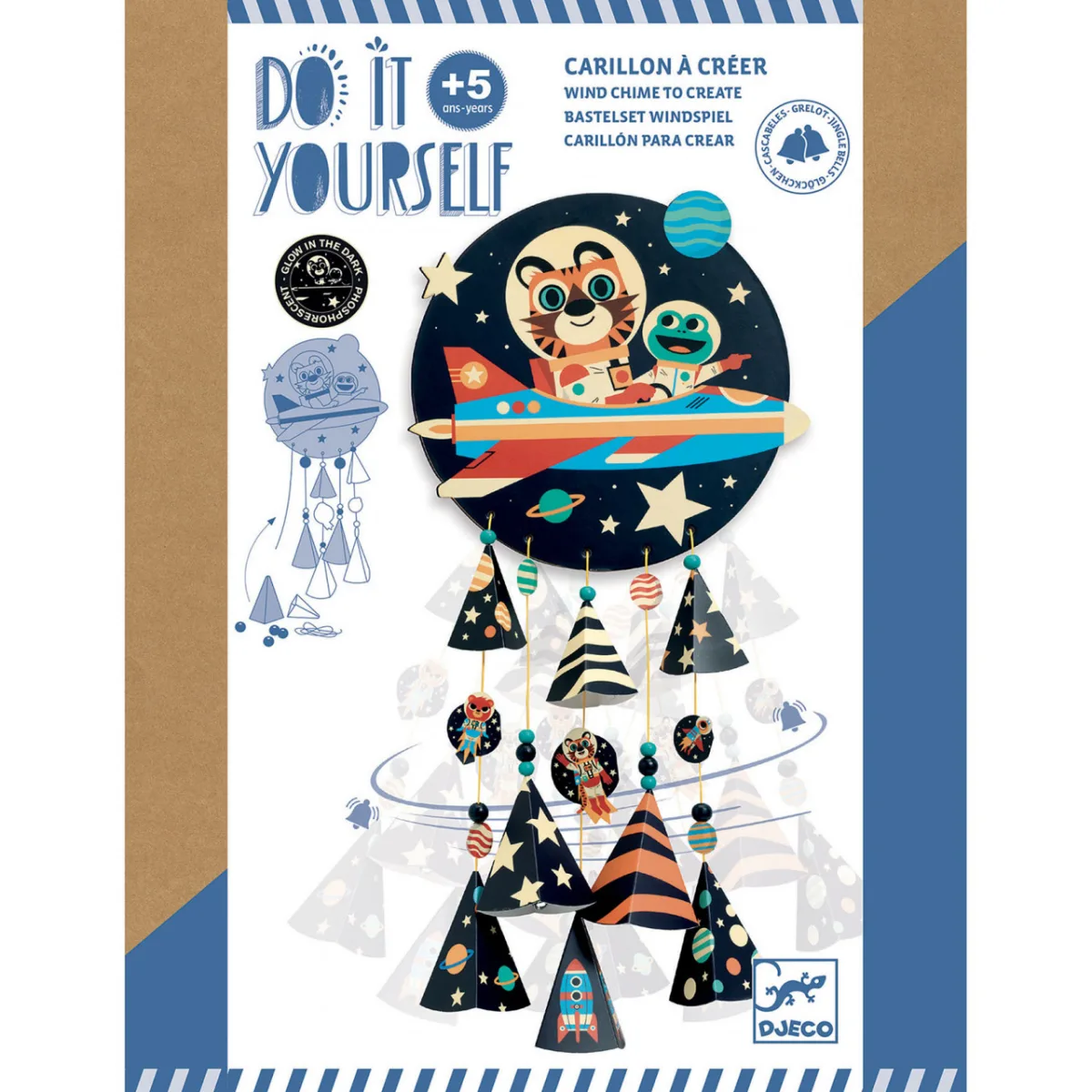 Joc creativ DIY decoratie mobila Stele, Djeco - imagine 2