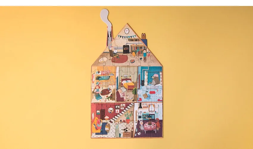Puzzle reversibil Bun venit acasa, Londji - imagine 5