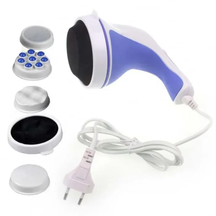 Aparat de Masaj Corporal Electric Macvi® 5 in 1, 25W, Vibratii Reglabile 2600-3200 RPM, 5 Capete Intersanjabile - imagine 3
