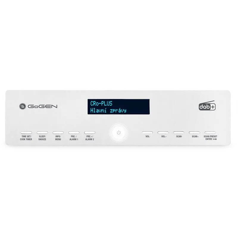 Radio de bucatarie cu DAB+ si FM GoGEN 600, 1 W, Bluetooth, LCD, ceas cu alarma - imagine 4