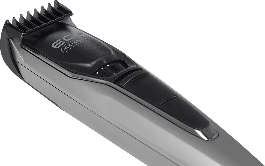 Masina de tuns barba ECG ZH 2400, fara fir, 20 marimi de taiere, acumulator NiMh 1,2 V / 600 mAh, 3 W, gri lucios - imagine 6