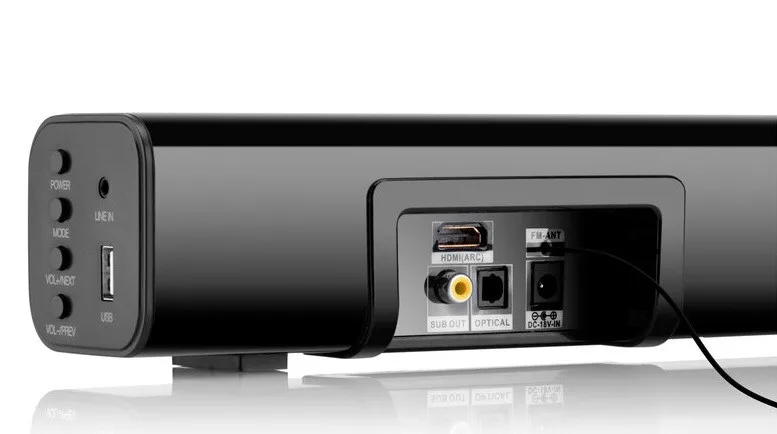 Soundbar GoGEN TAS930, 2.0, 40 W, FM, Bluetooth, HDMI ARC, intrare optica digitala, afisaj LCD - imagine 5