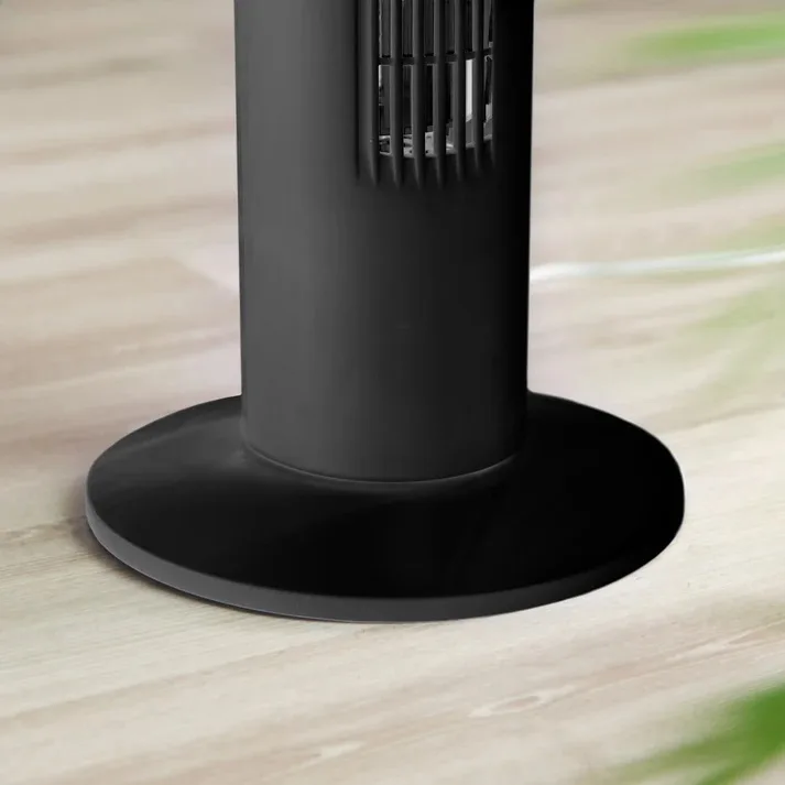 Ventilator turn LENTZ, 45W, 81cm, 3 viteze, oscilatie, negru - imagine 4