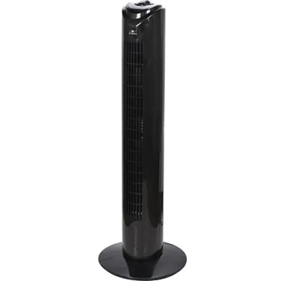 Ventilator turn LENTZ, 45W, 81cm, 3 viteze, oscilatie, negru - imagine 5