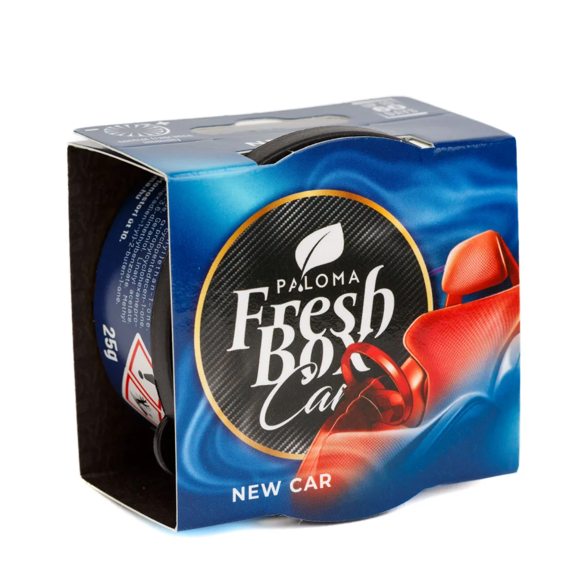 Odorizant Auto Paloma Fresh Box New Car, 25 g, pentru Suport Pahar