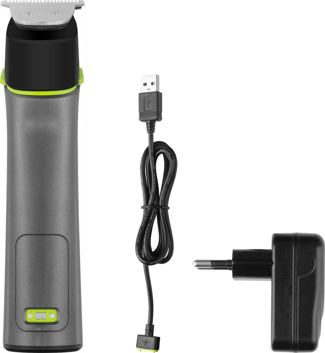 Masina de tuns si trimmer fara fir ECG ZS 2620 Magnetic, baterie Li-Ion 500 mAh, IPX 5 - imagine 9