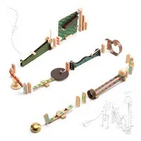 Set de constructie trasee Zig & Go Big Boom 48 piese, Djeco - imagine 5