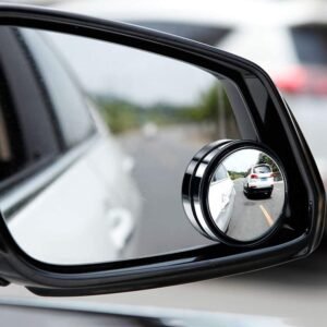 Set 2 Oglinzi unghi mort cu reglaj 360°, auto-adezive, diametru 48 mm