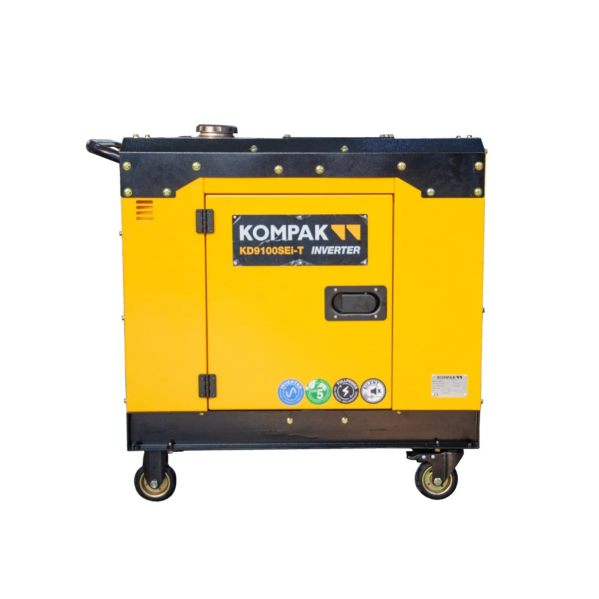 Generator inverter diesel KOMPAK KD9100SEI-T Full Power, 8.1 kVA, 230/400 V, insonorizat - imagine 4