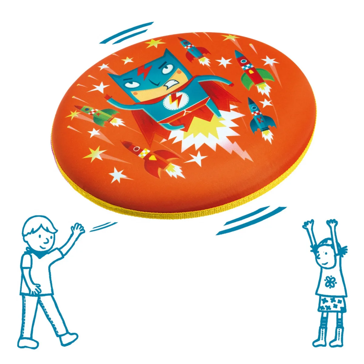 Disc frisbee Erou in zbor, Djeco - imagine 4