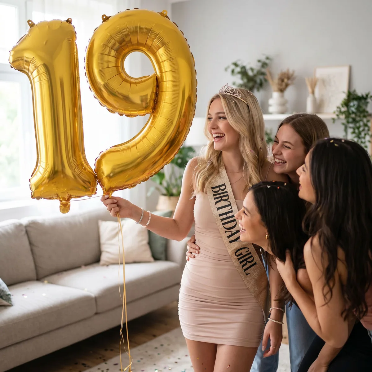 Balon folie cifra 1 auriu, 40 inch, 78 x 50 cm, umflare cu aer sau heliu - imagine 2