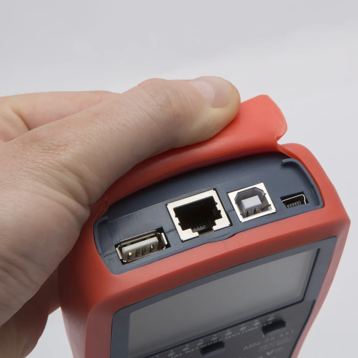 Multimetru digital auto range 2 in 1, tester cabluri RJ45 RJ11 USB, 600V, test diode, continuitate - imagine 5