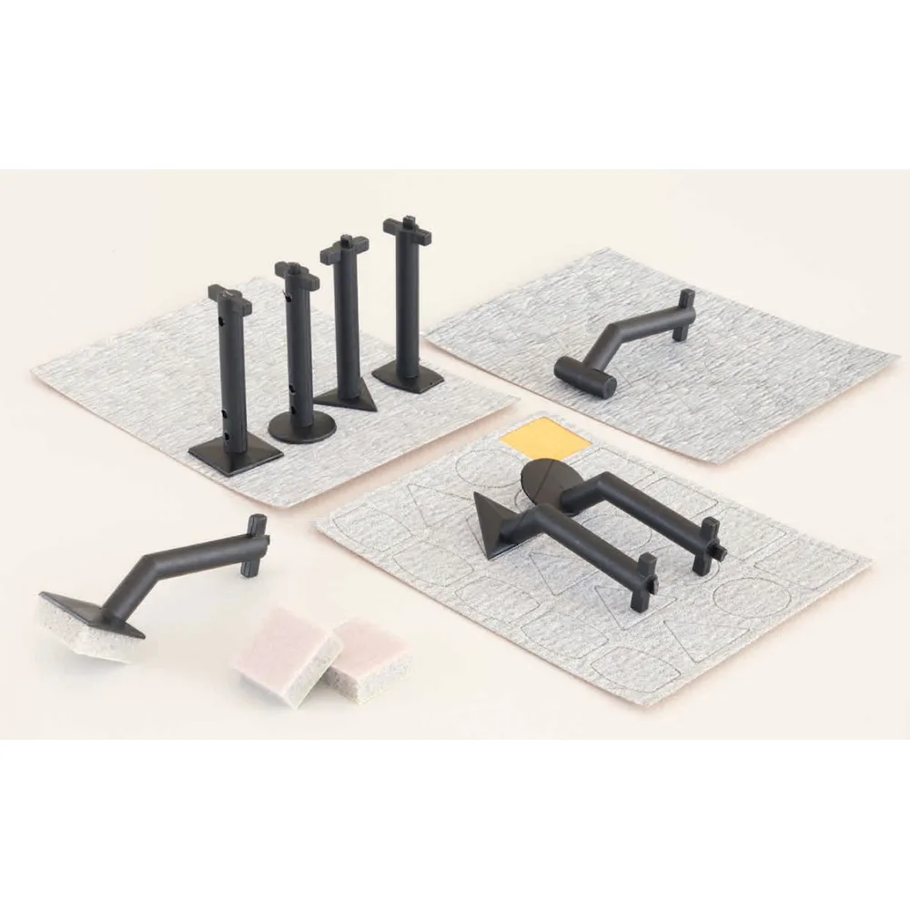 Proxxon 28825, Set 12 bureti abrazivi flexibili pentru PS18, granulatie medie