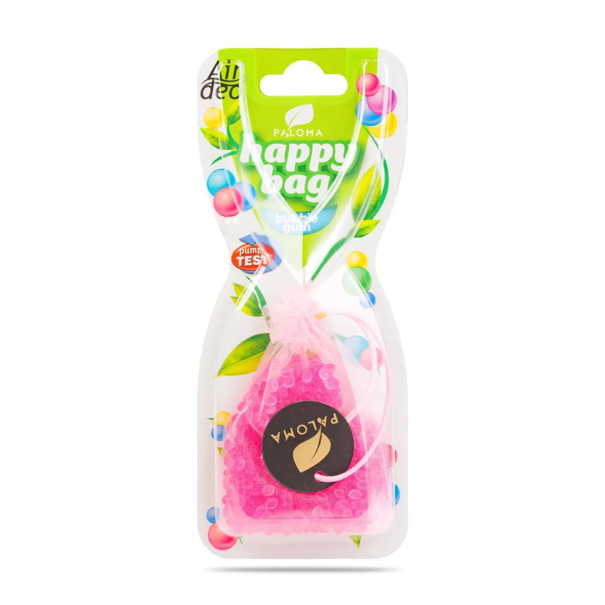 Odorizant Auto Happy Bag Bubble Gum, Parfum pentru Masina, 1 Buc