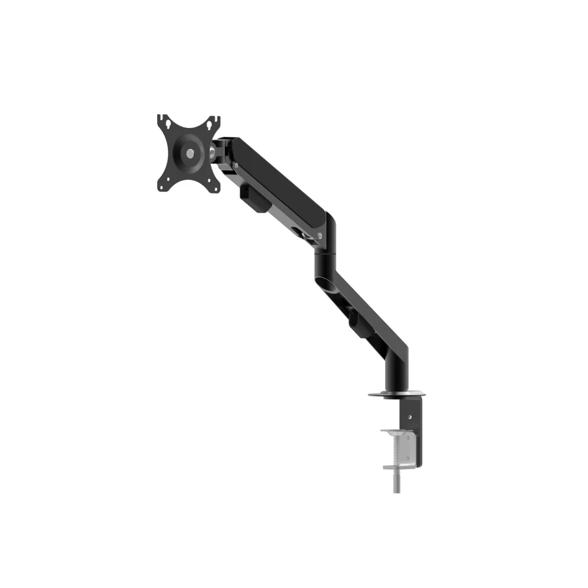 Suport monitor TV birou, brat articulat telescopic, VESA 75x75 100x100, reglabil, fixare blat - imagine 6
