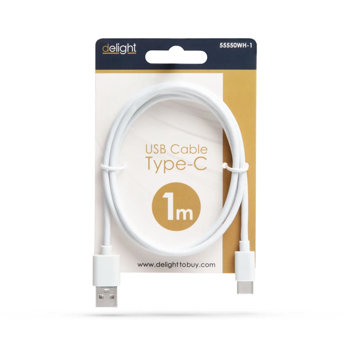 Cablu USB Type C 1m incarcare rapida 2A si transfer date pentru telefoane, tablete si drone, silicon alb - imagine 2
