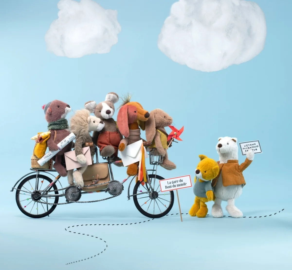 Jucarie de plus Leul Eliott, Moulin Roty - imagine 3