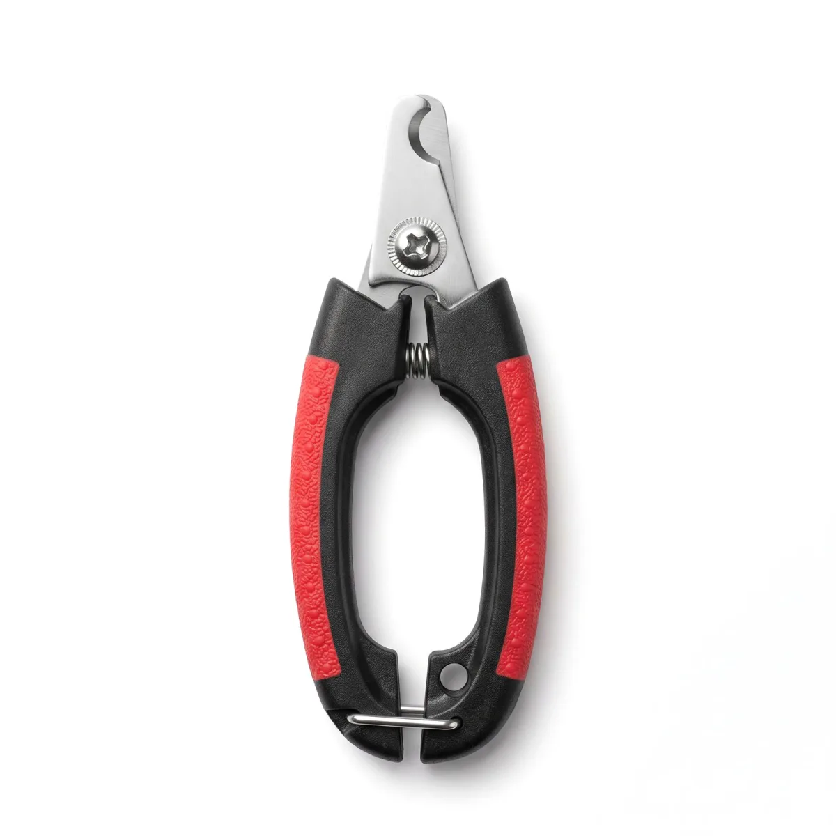 Cleste pentru taiat gheare caini si pisici, lame otel inoxidabil, maner antiderapant, 12 x 5 cm