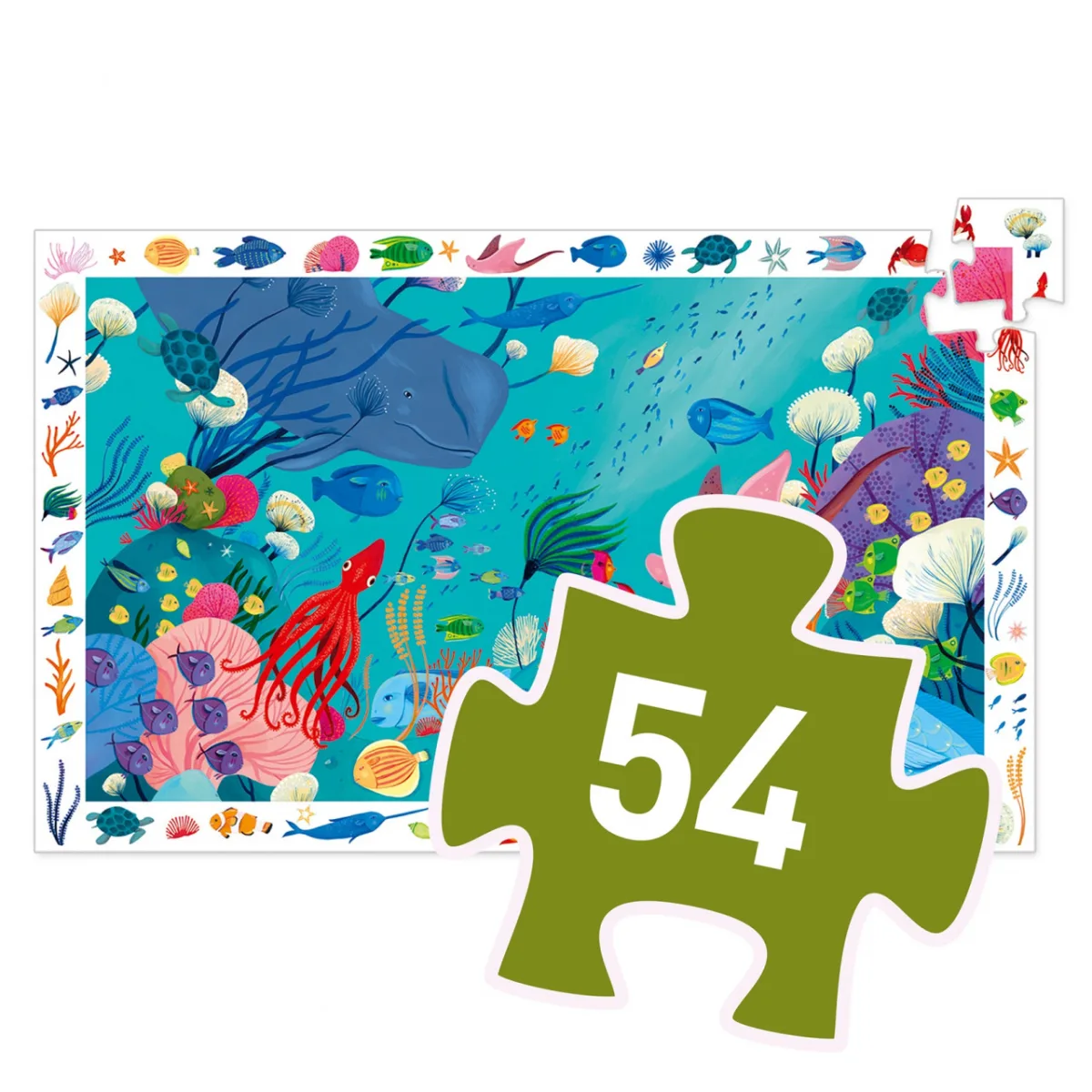 Puzzle observatie Acvatic, Djeco - imagine 5