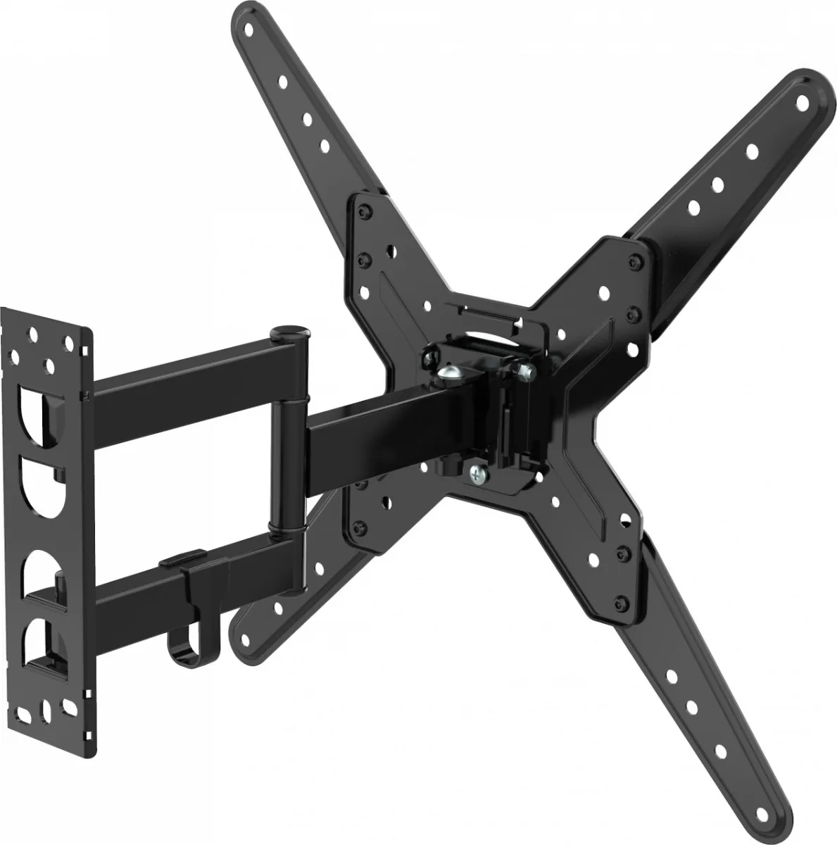 Suport TV de perete ECG LD 174201, 17"- 42" (43 - 106 cm), rotire 90° si inclinare 2°-15°, 25 kg, VESA - imagine 2