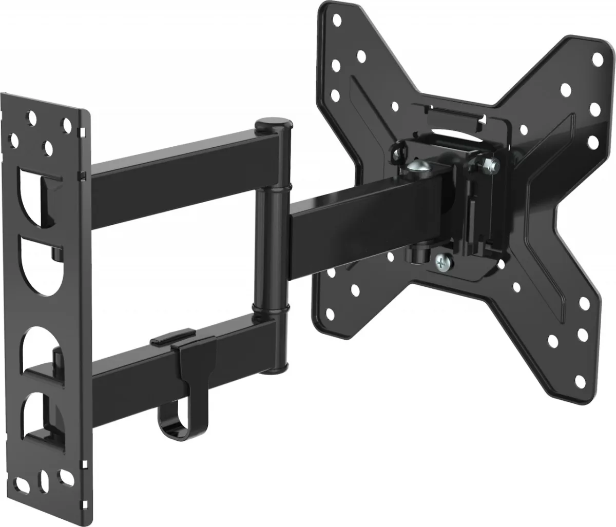 Suport TV de perete ECG LD 174201, 17"- 42" (43 - 106 cm), rotire 90° si inclinare 2°-15°, 25 kg, VESA - imagine 6