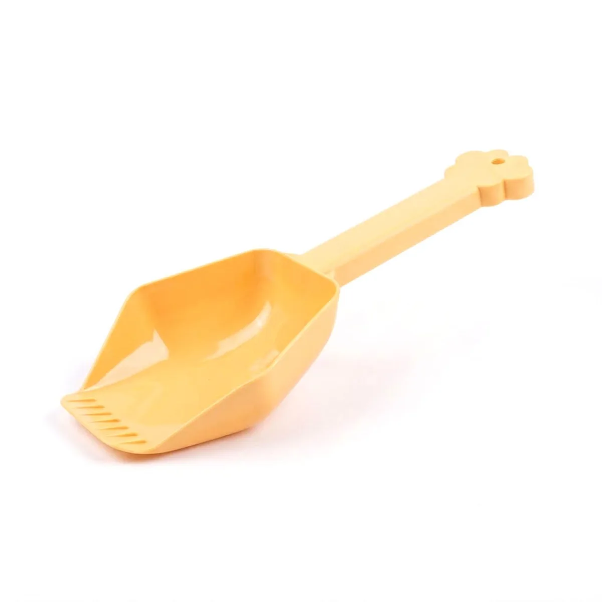 Cupa dozatoare pentru hrana caini si pisici, plastic, maner ergonomic, 26 x 10,5 x 4,5 cm