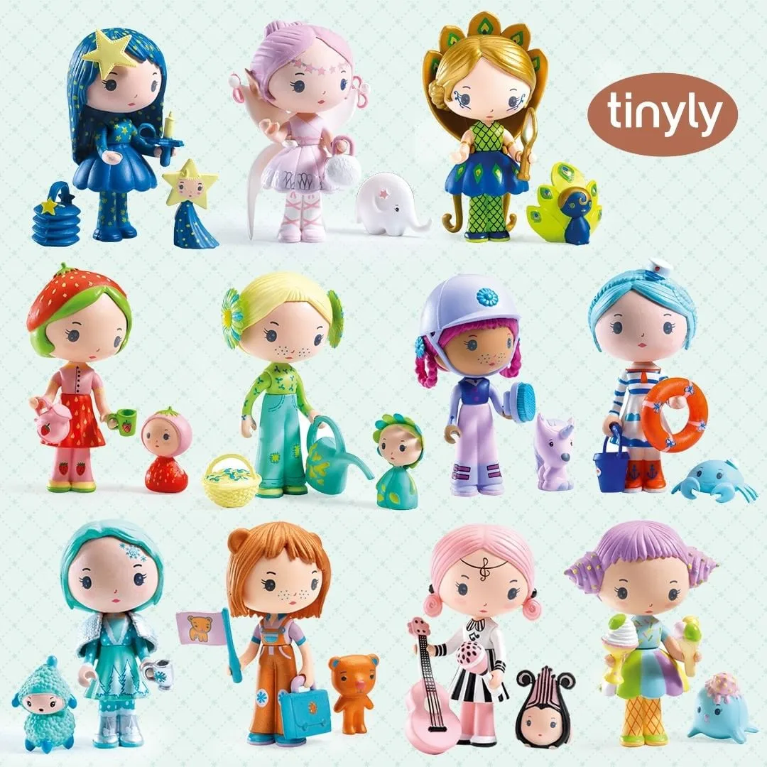 Figurine Tinyly Flore & Bloom, Djeco - imagine 3