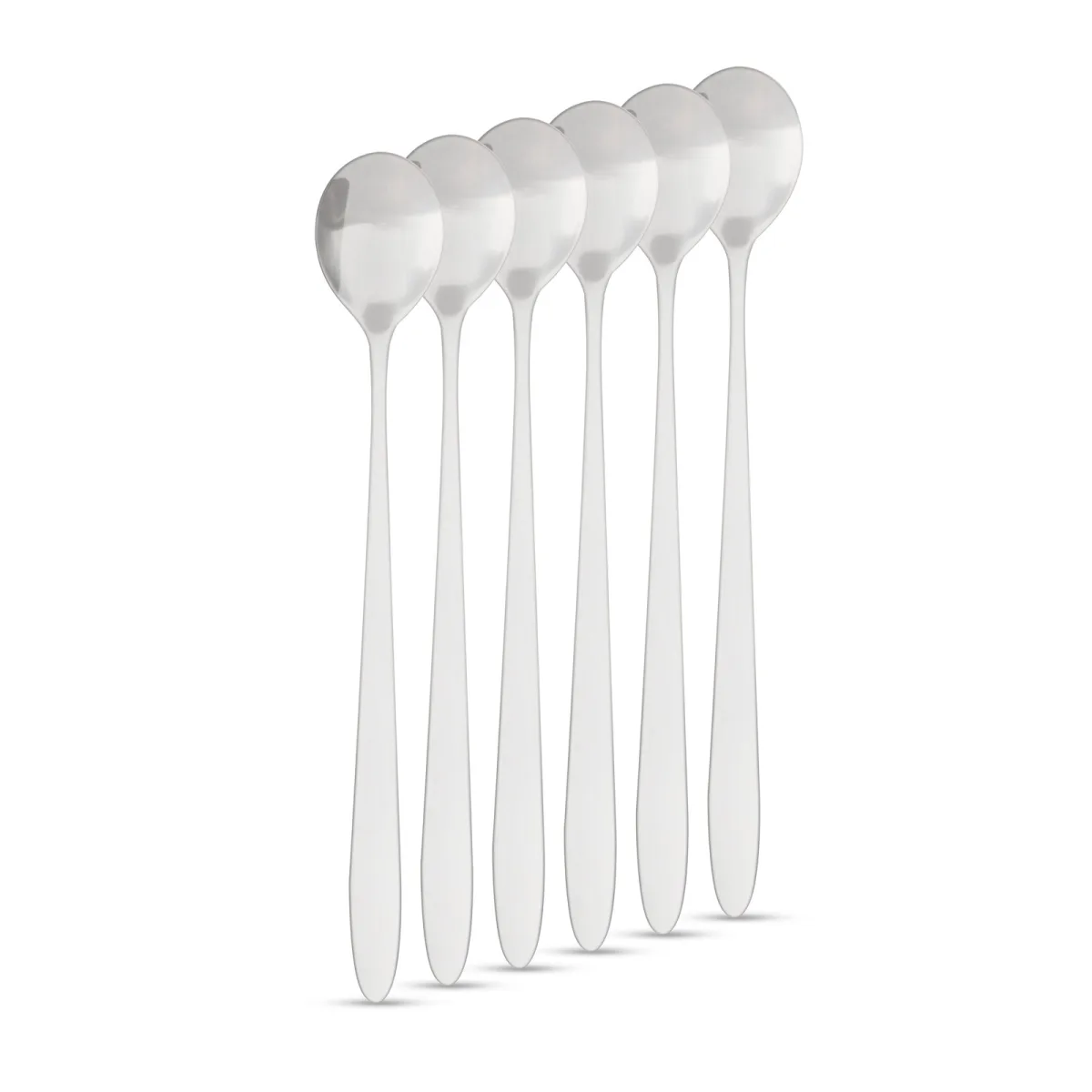 Oţel inoxidabil lingură de cafea / latte lingură macchiato - 186 x 30 mm - 6 bucăţi / ambalaj