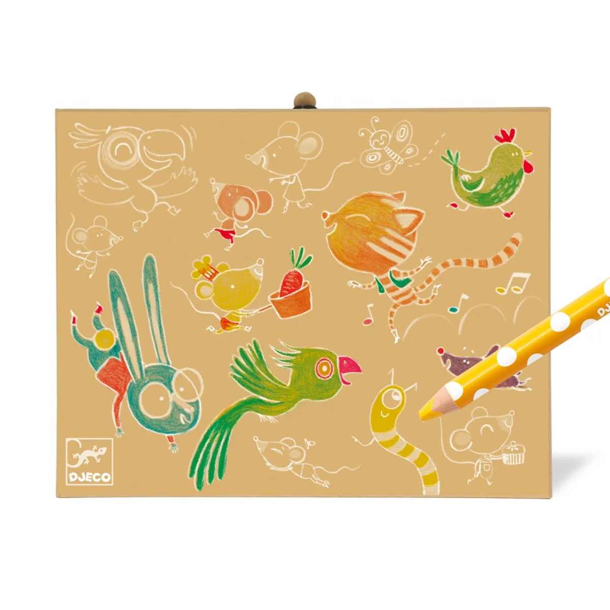 Cutie culori pentru primele desene, Djeco - imagine 3