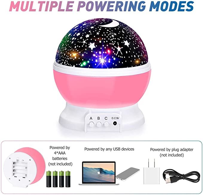 proiector led cu alimentare usb, model "galaxy stars" cu 9 moduri de afisare 7 Proiector LED cu alimentare USB, model "Galaxy Stars" cu 9 moduri de afisare - imagine 7
