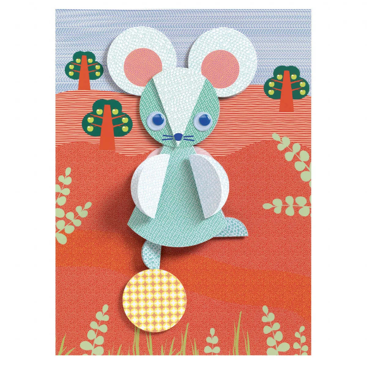 Atelier creativ Cercuri si cerculete de lipit, Djeco - imagine 2