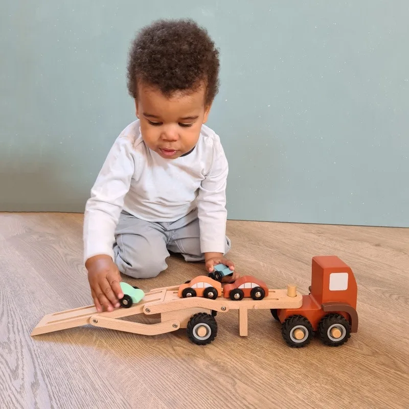 Camion cu masini culori pastel, Egmont Toys - imagine 3