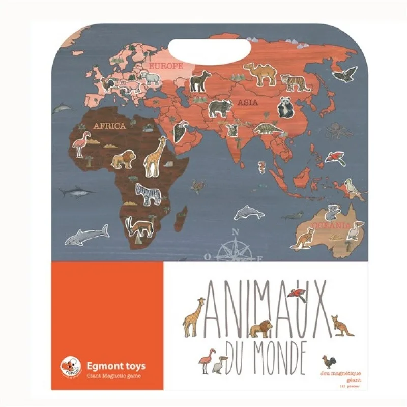 Joc magnetic Animalele lumii, Egmont Toys