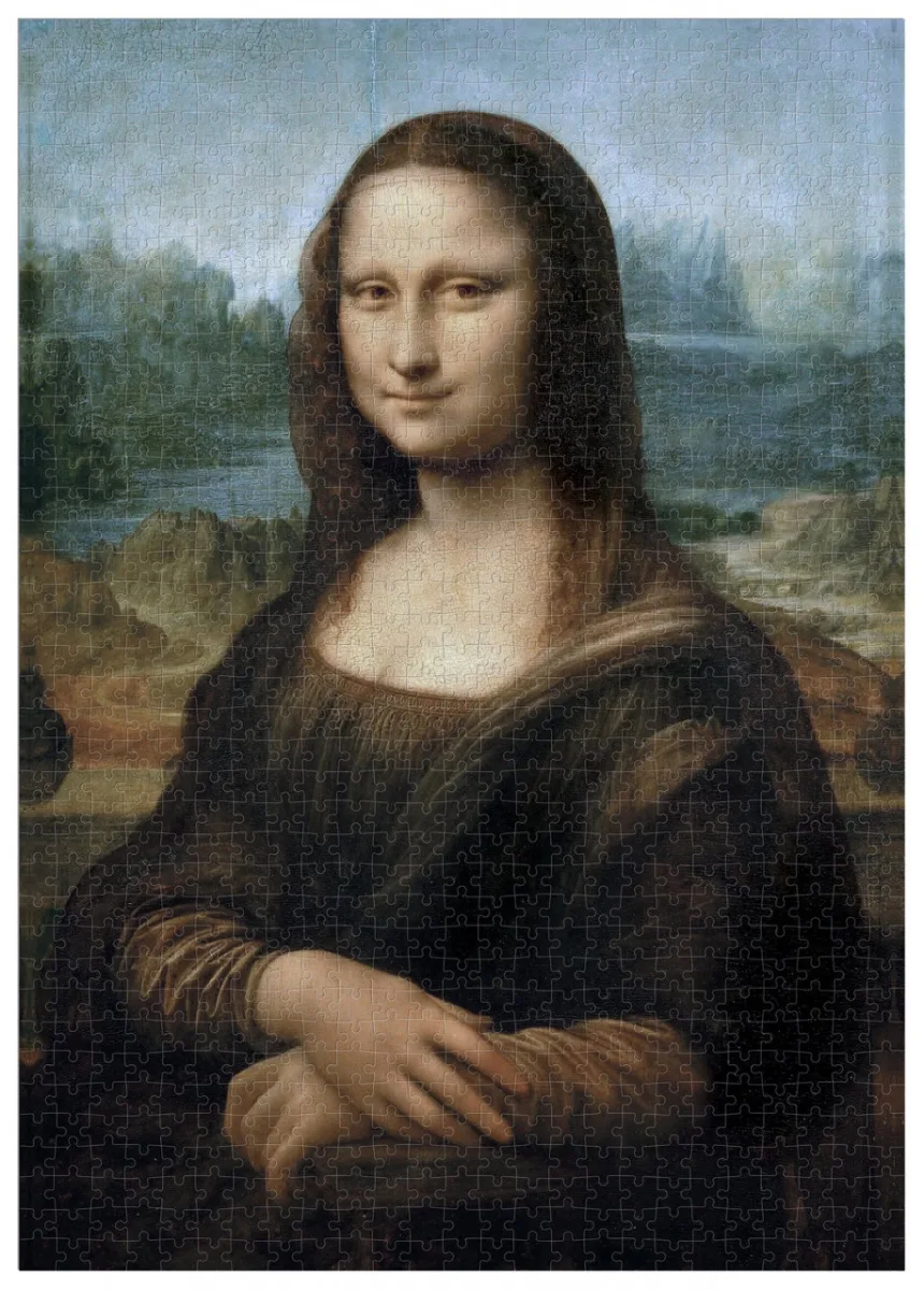 Puzzle 1000 piese Mona lisa, Londji - imagine 2