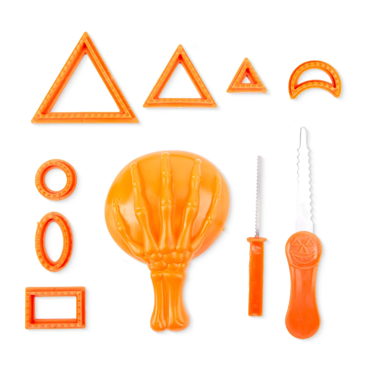 Set sculptura dovleac Halloween, 10 piese - imagine 2