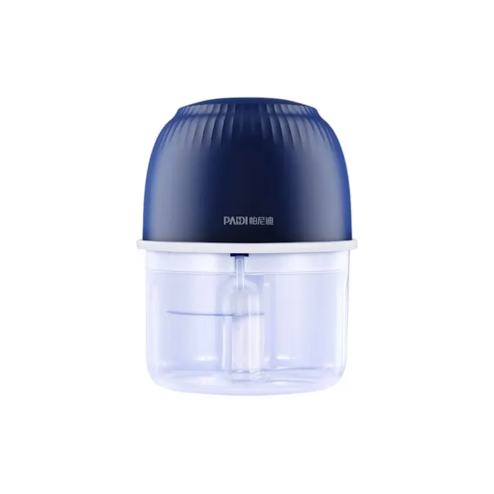 Mini Tocator Electric Macvi® 300 ml Multifunctional Reincarcabil USB pentru Carne Legume Usturoi Ceapa Albastru
