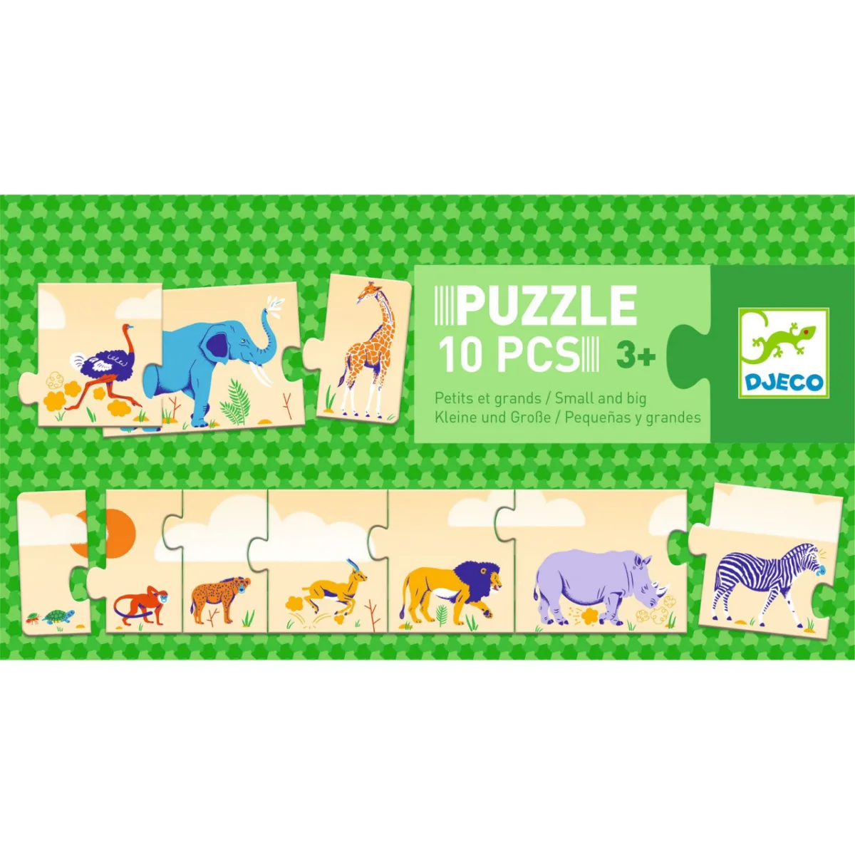 Puzzle De la mic la mare, Djeco