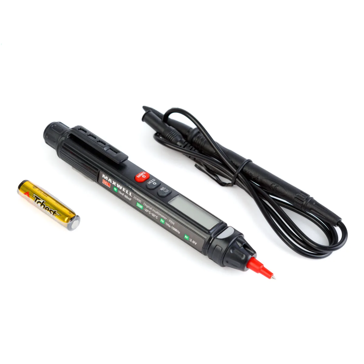 Multimetru digital tip creion True RMS 1000V, NCV, frecventa, capacitate, compact - imagine 2