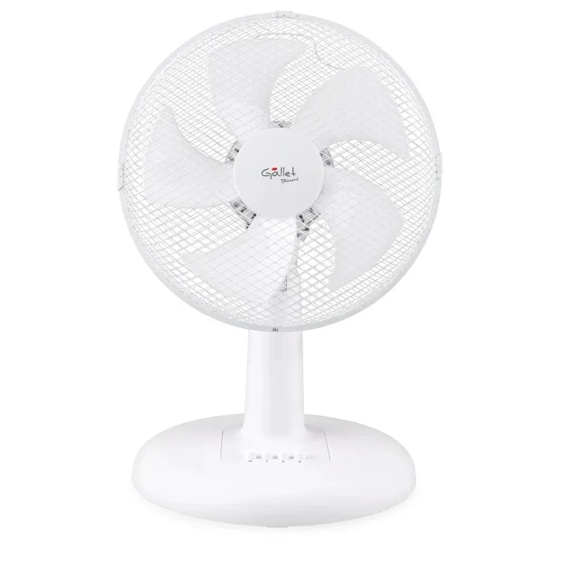 Ventilator de masa Gallet Blizzard VEN35, 55 W, 30cm, 3 viteze, oscilatie, alb - imagine 2
