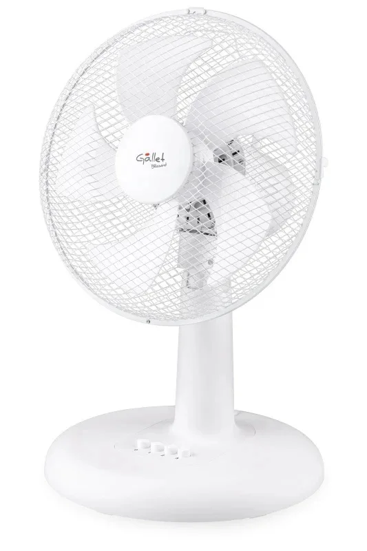Ventilator de masa Gallet Blizzard VEN35, 55 W, 30cm, 3 viteze, oscilatie, alb