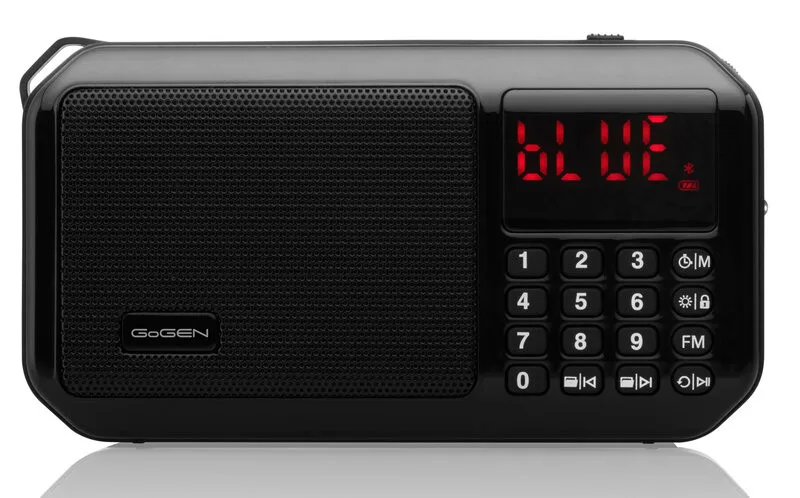 Radio portabil cu acumulator GoGEN FMP 125 BTB, FM, Bluetooth, lanterna, card micro SD, negru - imagine 3