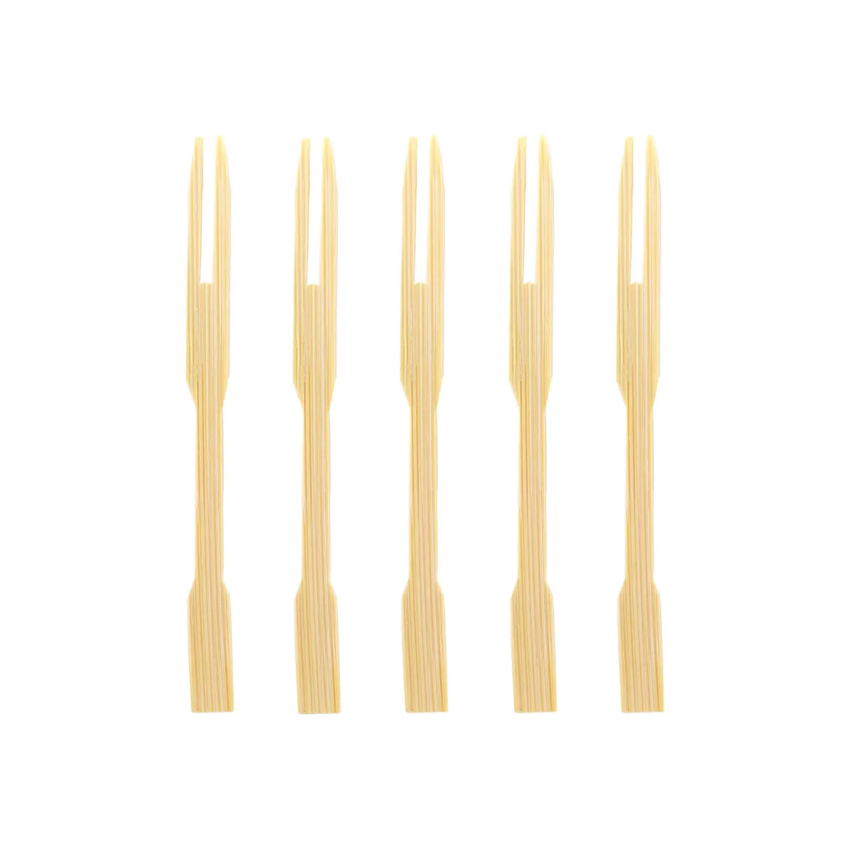 Stick gustare bambus 9 cm 50 buc bete aperitive desert gratar natural
