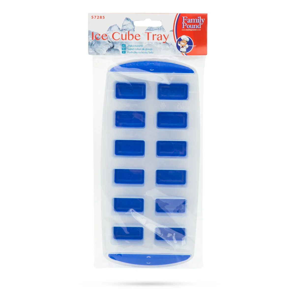 Forma cuburi gheata, plastic, 18-21 cuburi, model floare/ inima/ dreptunghi - imagine 4