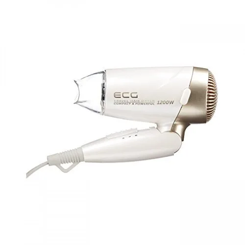 Uscator de par pentru voiaj ECG VV 1200 travel S, 1200 W, elegant - imagine 2