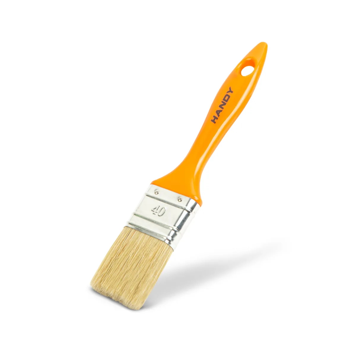 Pensula vopsit plata, 40 mm, maner plastic, pentru vopsea lavabila, lac si lazura