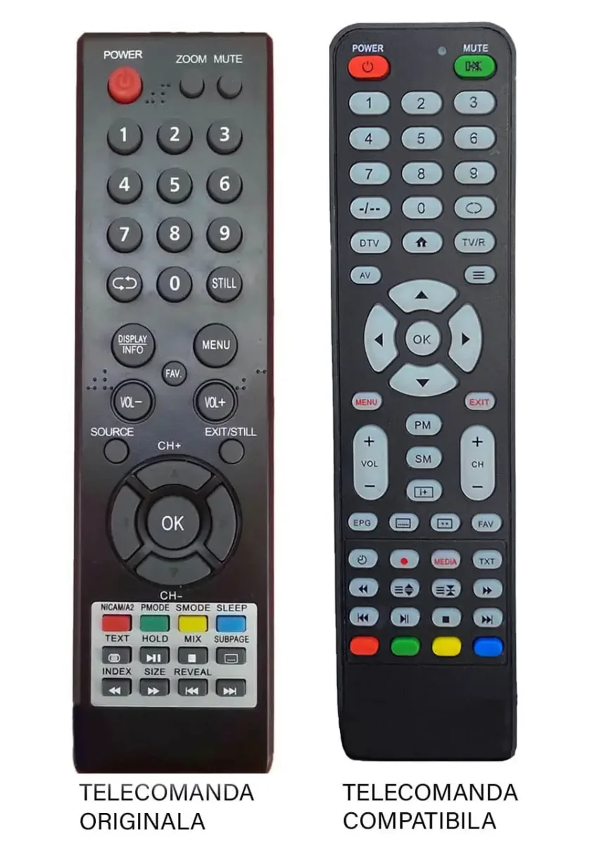 Telecomanda inlocuitoare compatibila TV GutSchneid 32SA200 cod ER 9465 (465)